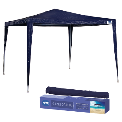 Gazebo Rafia Azul 3x3 M