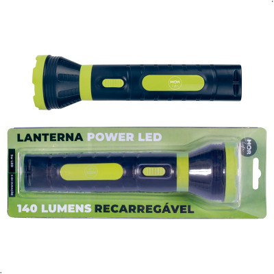 LANTERNA LED 140 LUMENS RECARREGVEL